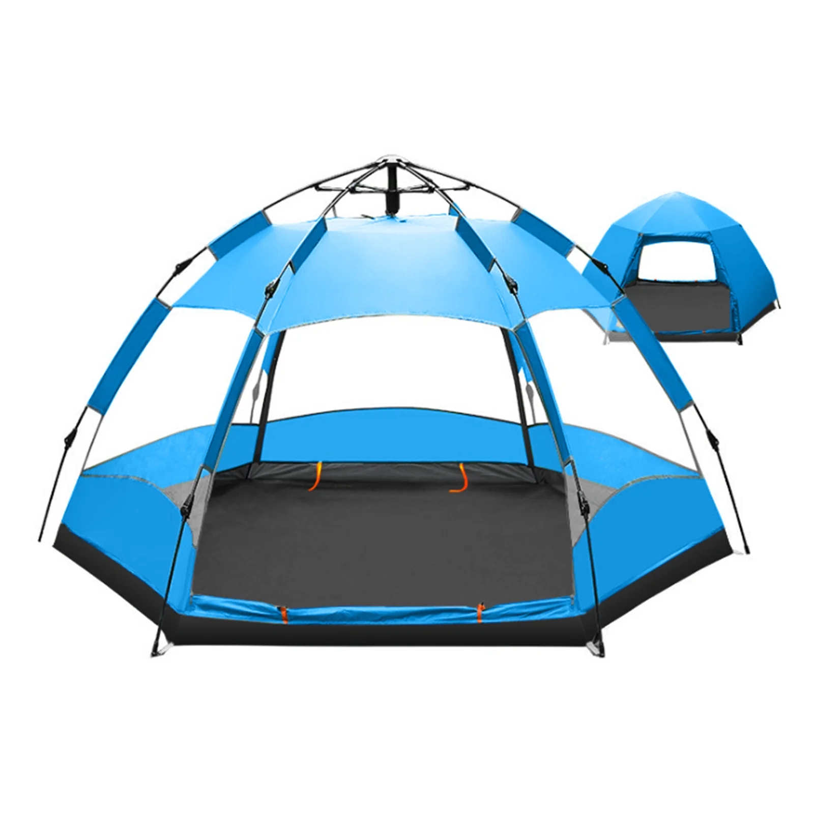 OWSOO Waterproof Two Layer Dome Tent for 5 8 People, Instant Pop Tent for Backpacking and Camping