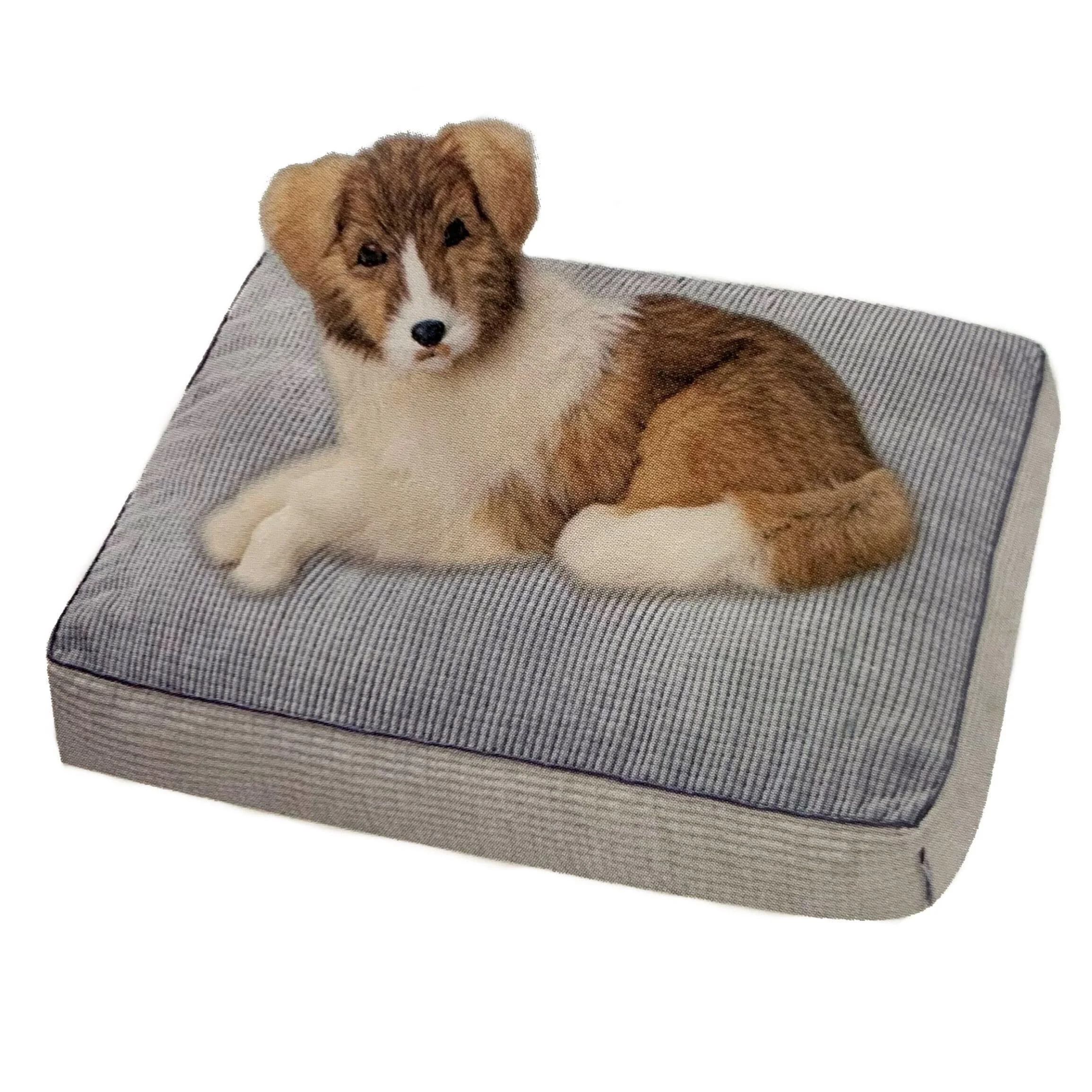 Sacred Thread Orthopedic Pet Bed - Shredded Foam - Machine Washable Cover - Puppy Bed, Crate Bed - Non-Slip Bottom, Thick and Plush Dog Bed, Super Soft Pet-Friendly Cover