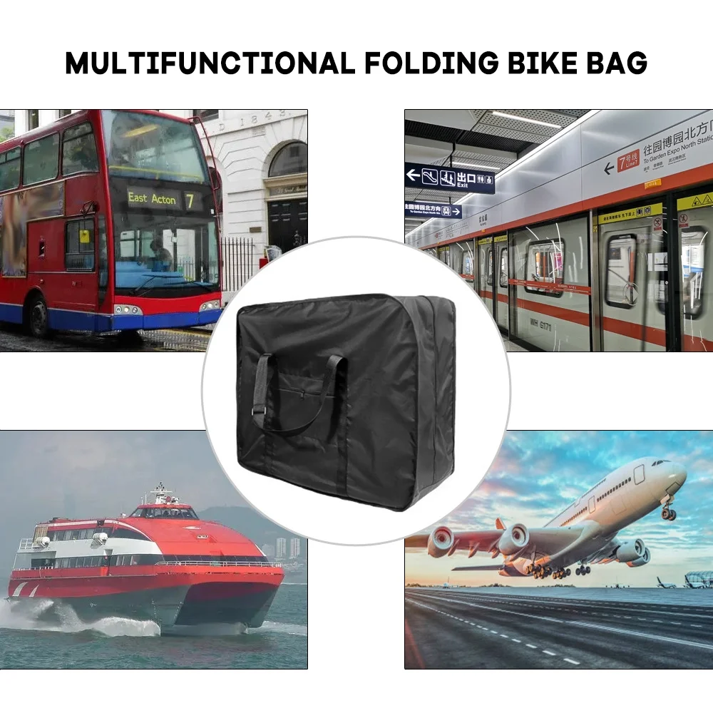 Folding Bike Travel Bag Storage Case for 21 26 inch Folding Bike, Portable Transport