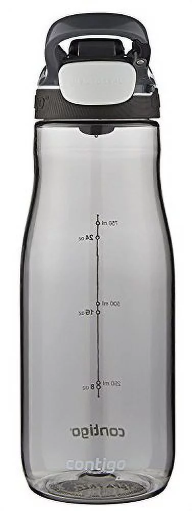 Cortland Autoseal Water Bottle, 32 Oz, Smoke, Plastic