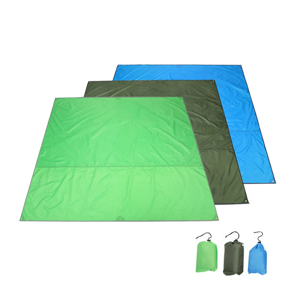Eease Outdoor Waterproof Camping Tent Footprint Tarp Groundsheet Blanket Mat for Sunshade Shelter Canopy Shade Rain (Blue)