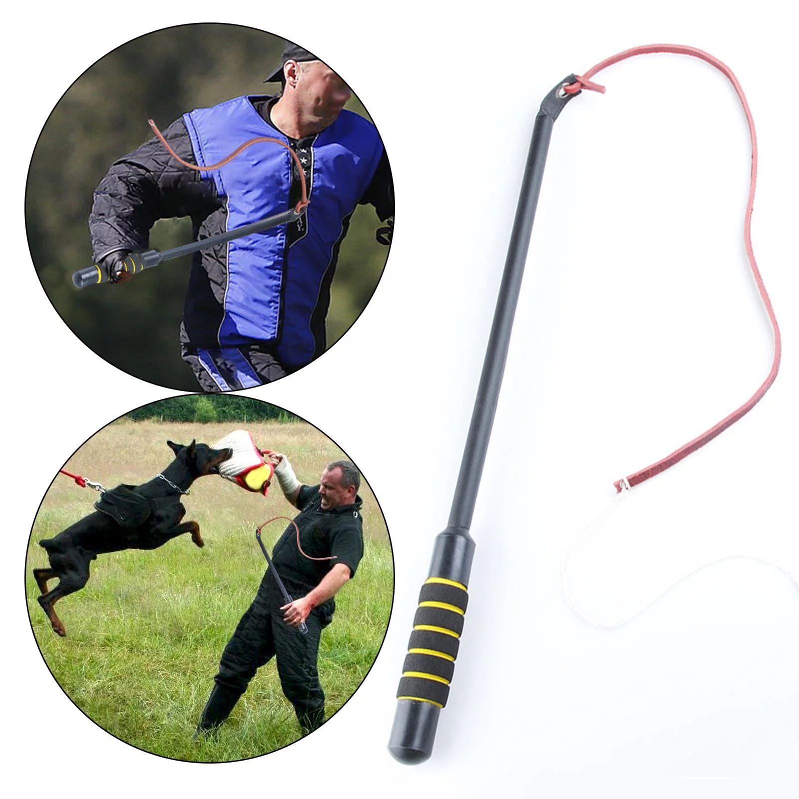 Leather Dog Training Equipment Protective Gear Pets Entertainment Stick