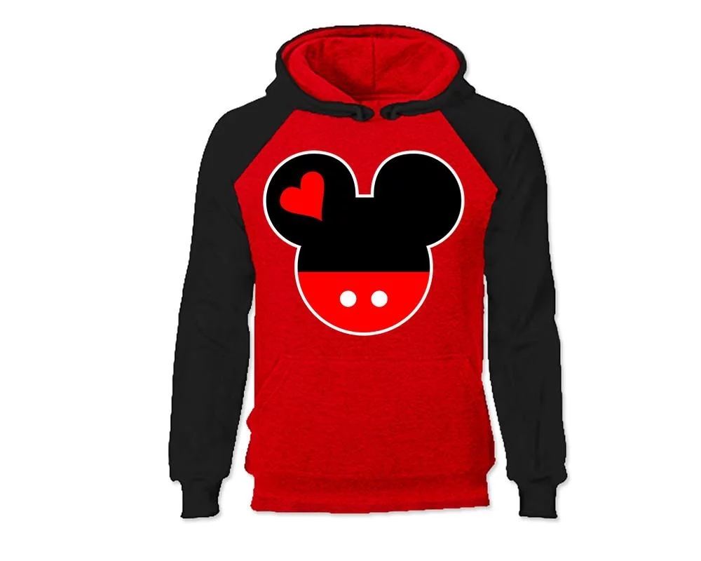 Mickey and Minnie Couple Matching Hoodie & Jogger Pants Set