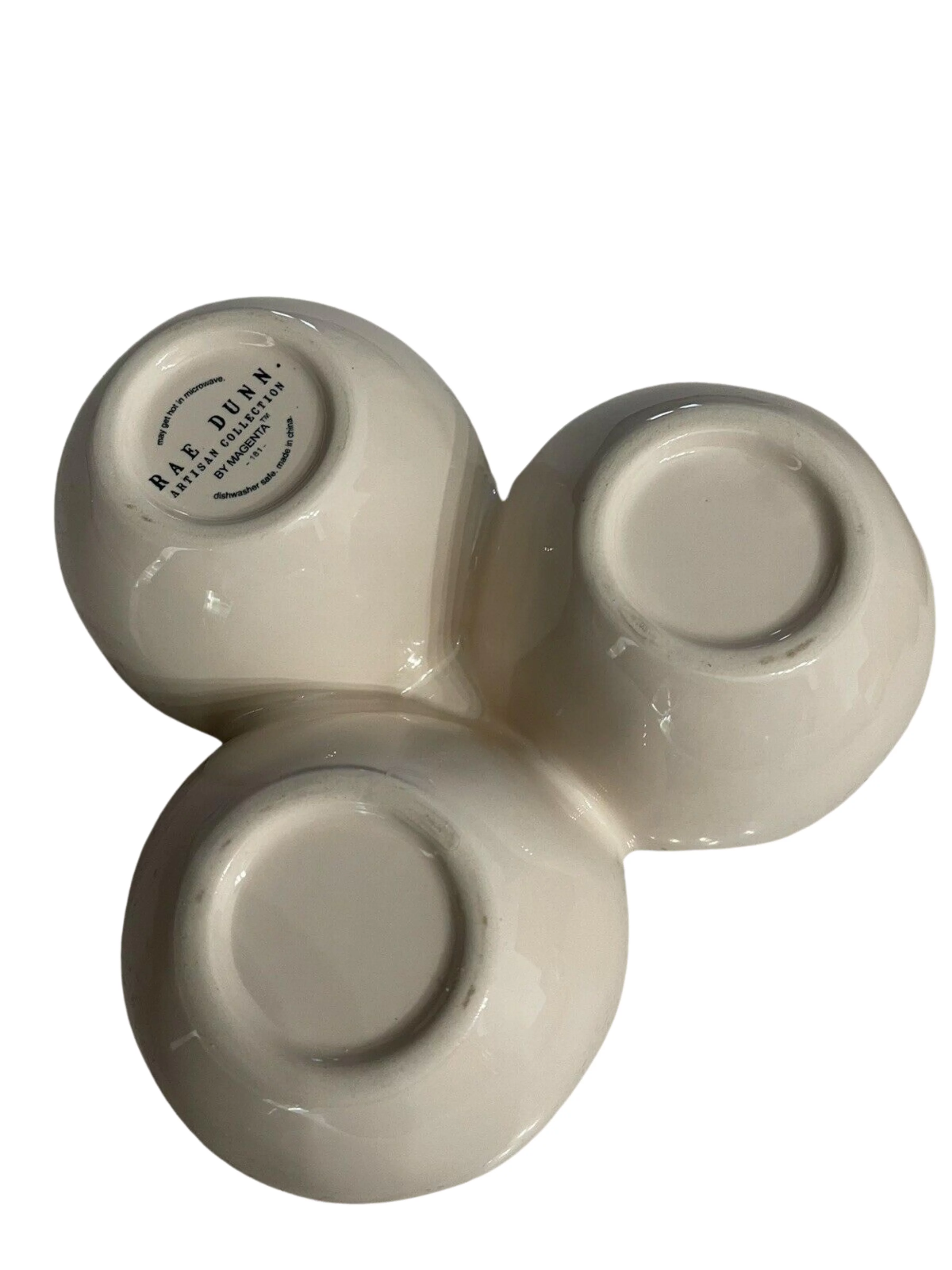 Rae Dunn NUTS OLIVES SPREAD Ceramic Bowl Ivory Ceramic Kitchen Party serving Appetizers Kitchen