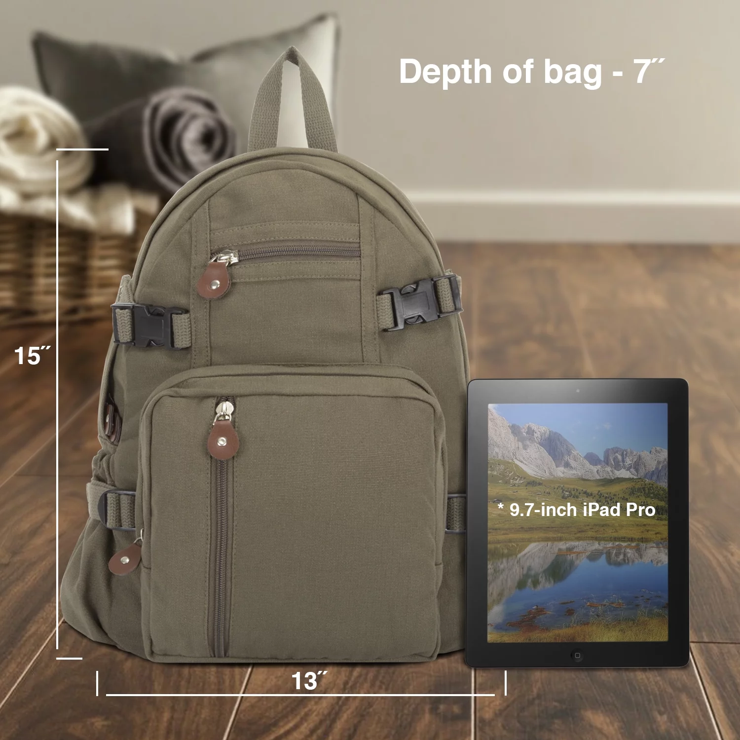 ISIS Hunting Permit Army Sport Backpack Bag Olive & Black, Small