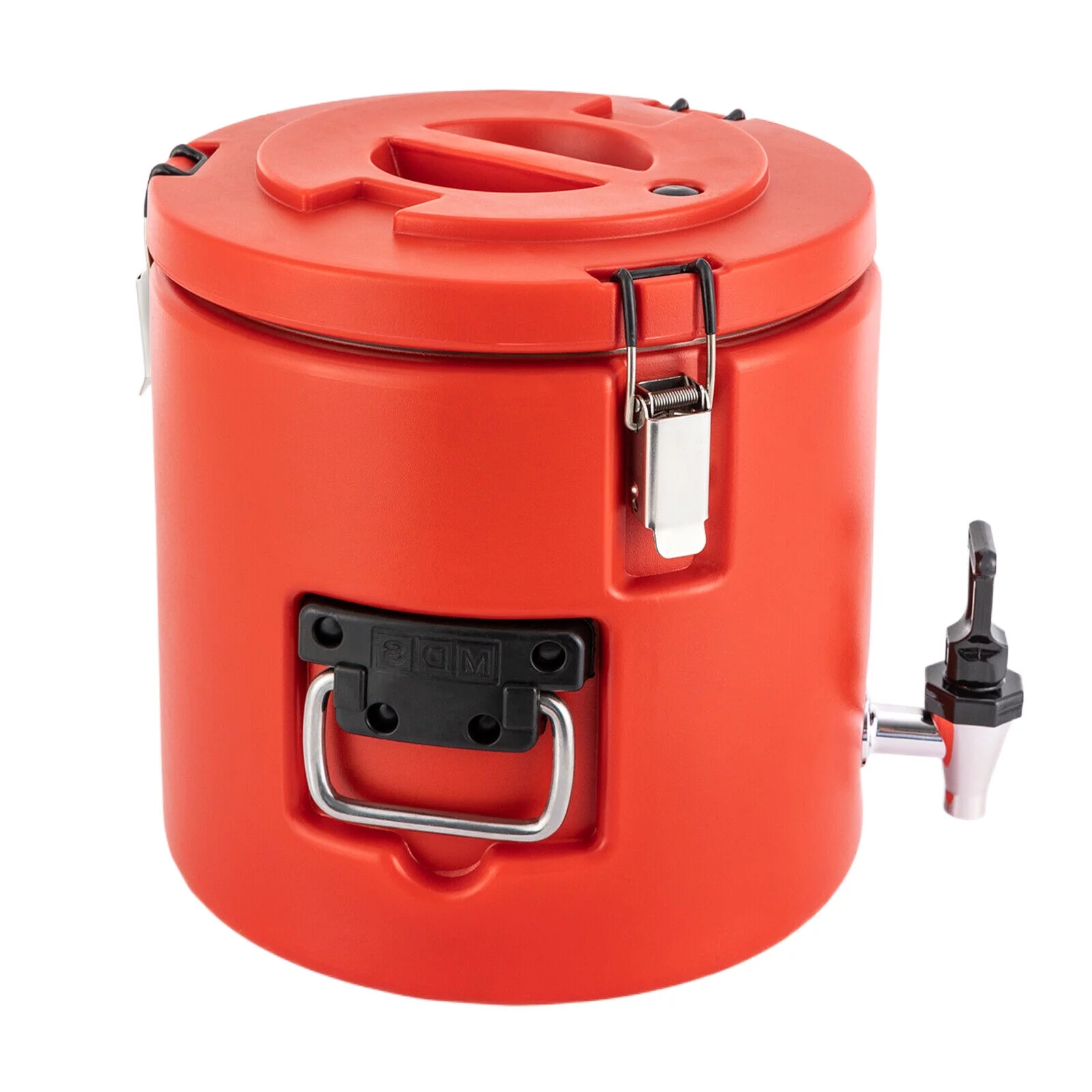 MIDUO Insulated Thermal Beverage Dispenser Hot & Cold Drink Stainless Steel Dispenser w/ Faucet