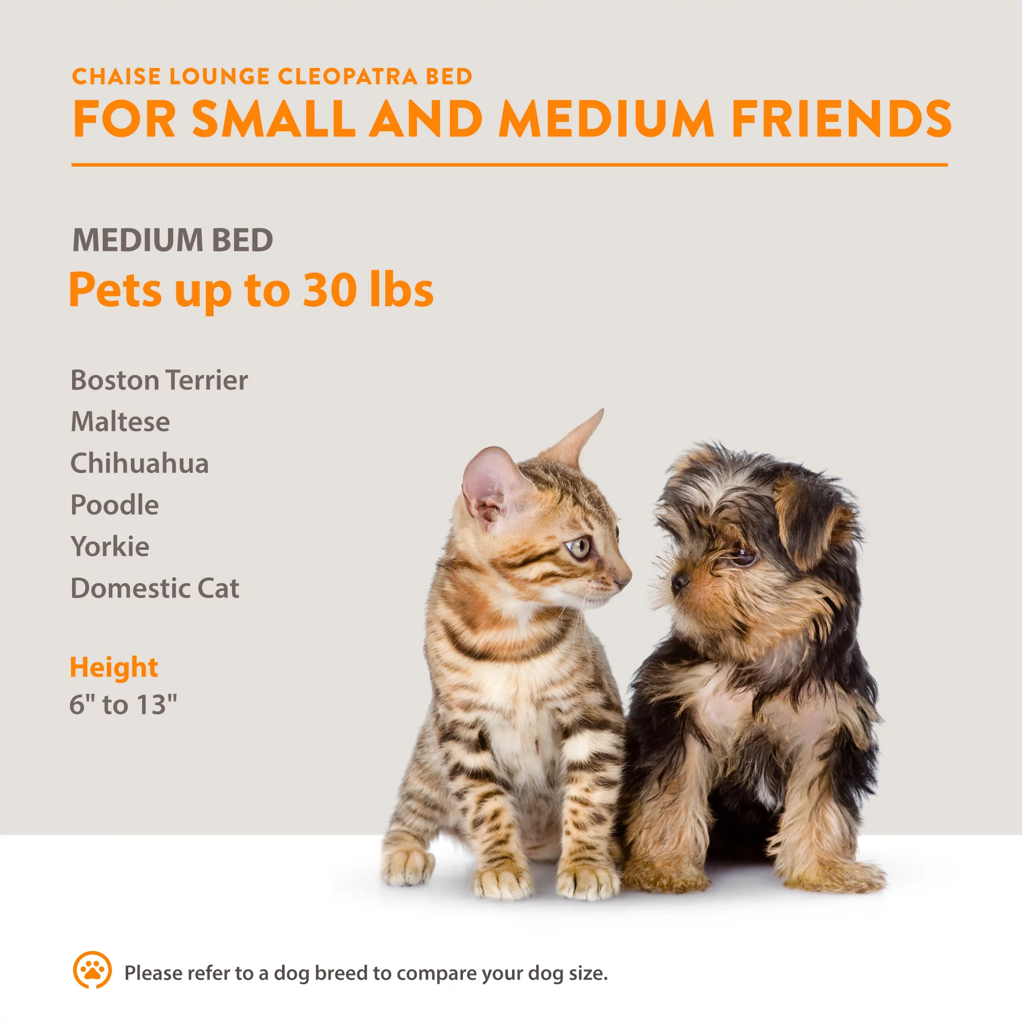 Moots Cleopatra Pet Chaise Lounge Bed Elegant Burgundy Red, Medium