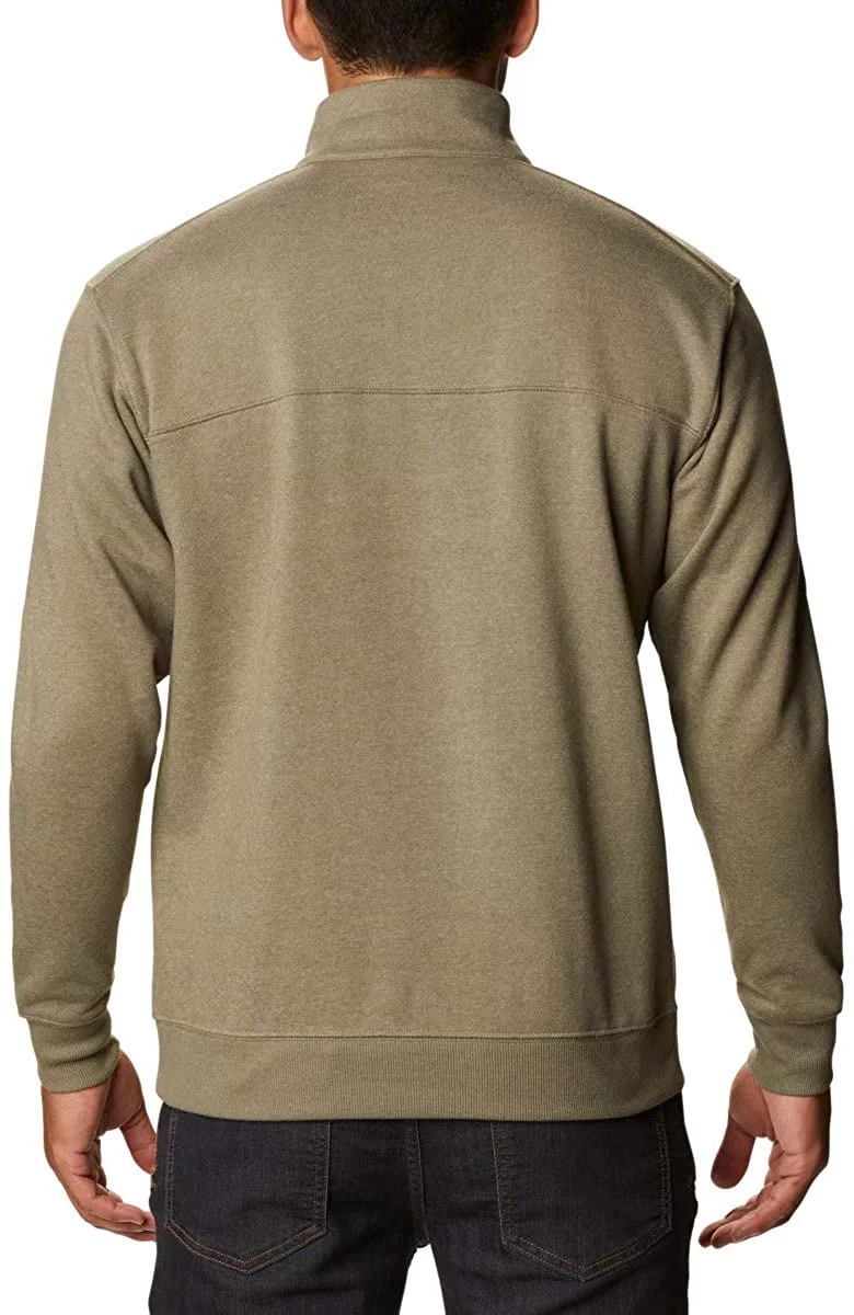 Columbia Mens Hart Mountain II Half Zip Jacket X-Large Stone Green Heather