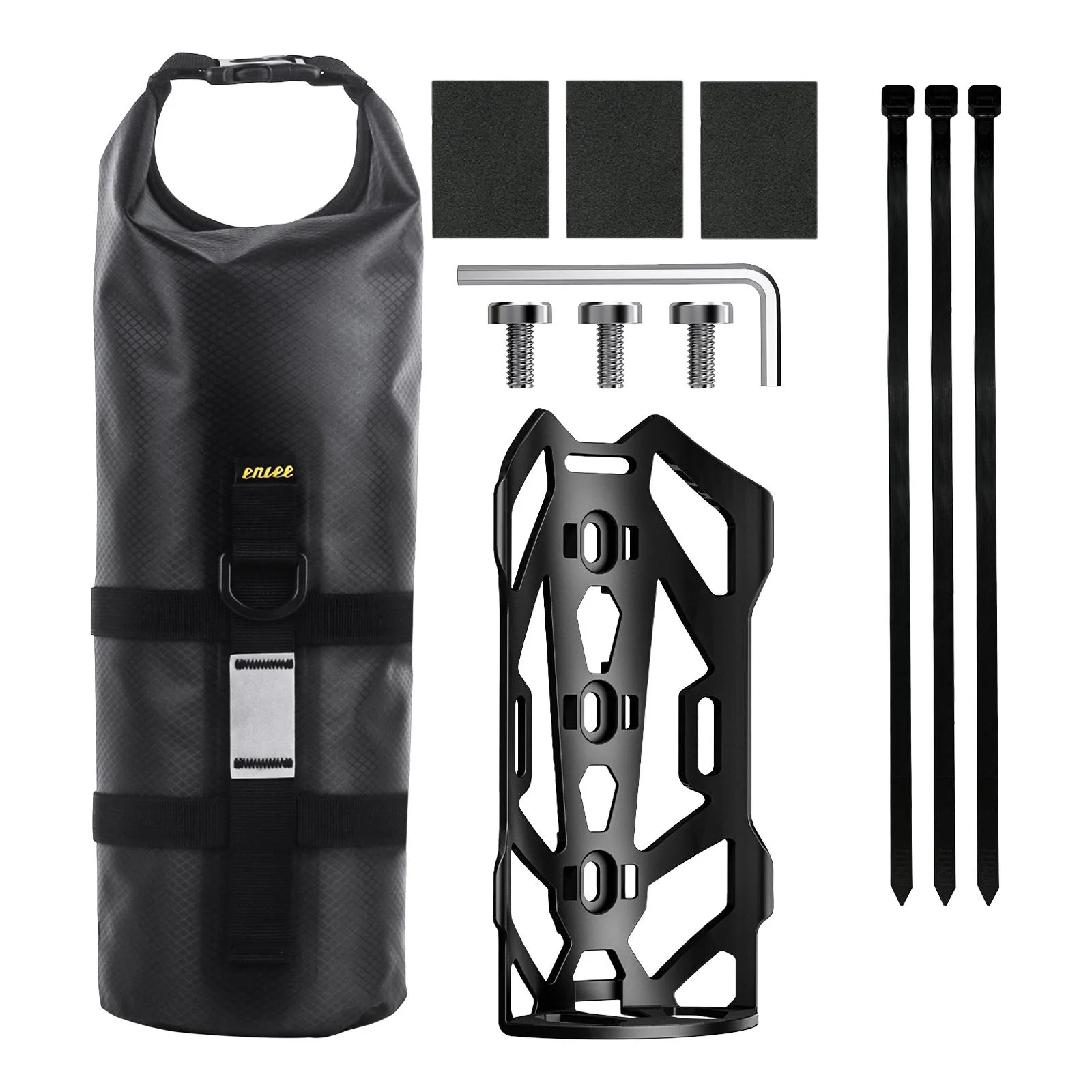 BAOSITY Bike Bag Holder Bag Mount Easy to Install Strong Universal Water Bottle Holder Cycling Bag Holder for Rear Fork Frame Wide with Bag
