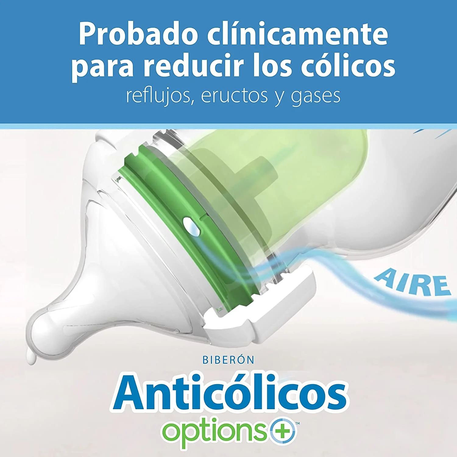 Dr. Brown's Natural Flow Anti-Colic Options+ Wide-Neck Glass Baby Bottles 9 oz/270 mL, with Level 1 Slow Flow Nipple, 3 Pack, 0m+ 3 Pack, 9 oz