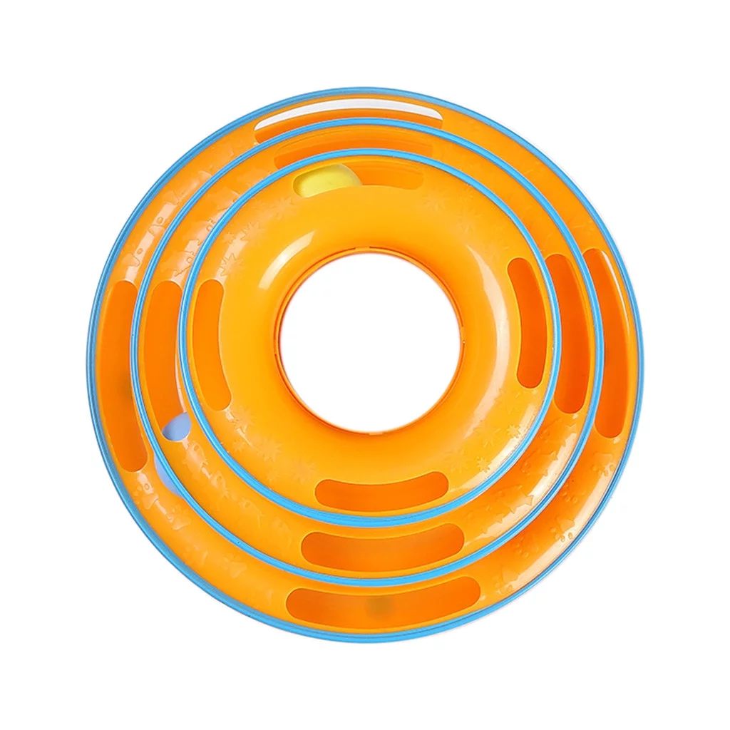 Cieken Cat Toy 3 of Interactive Play Circle Track with Moving Ball Satisfies Cat’s Hunt