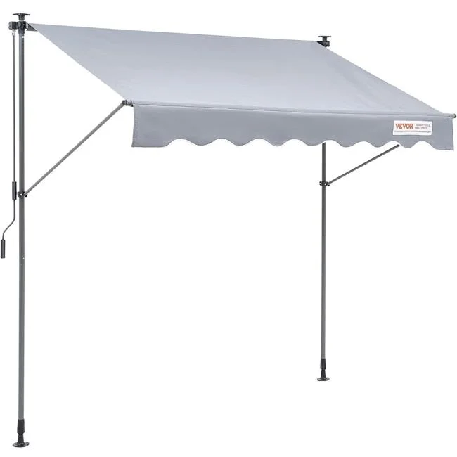 Vevor SSSZYPHSLZS7QYB12V0 78 in. Outdoor Retractable Patio Awning Sunshade Shelter