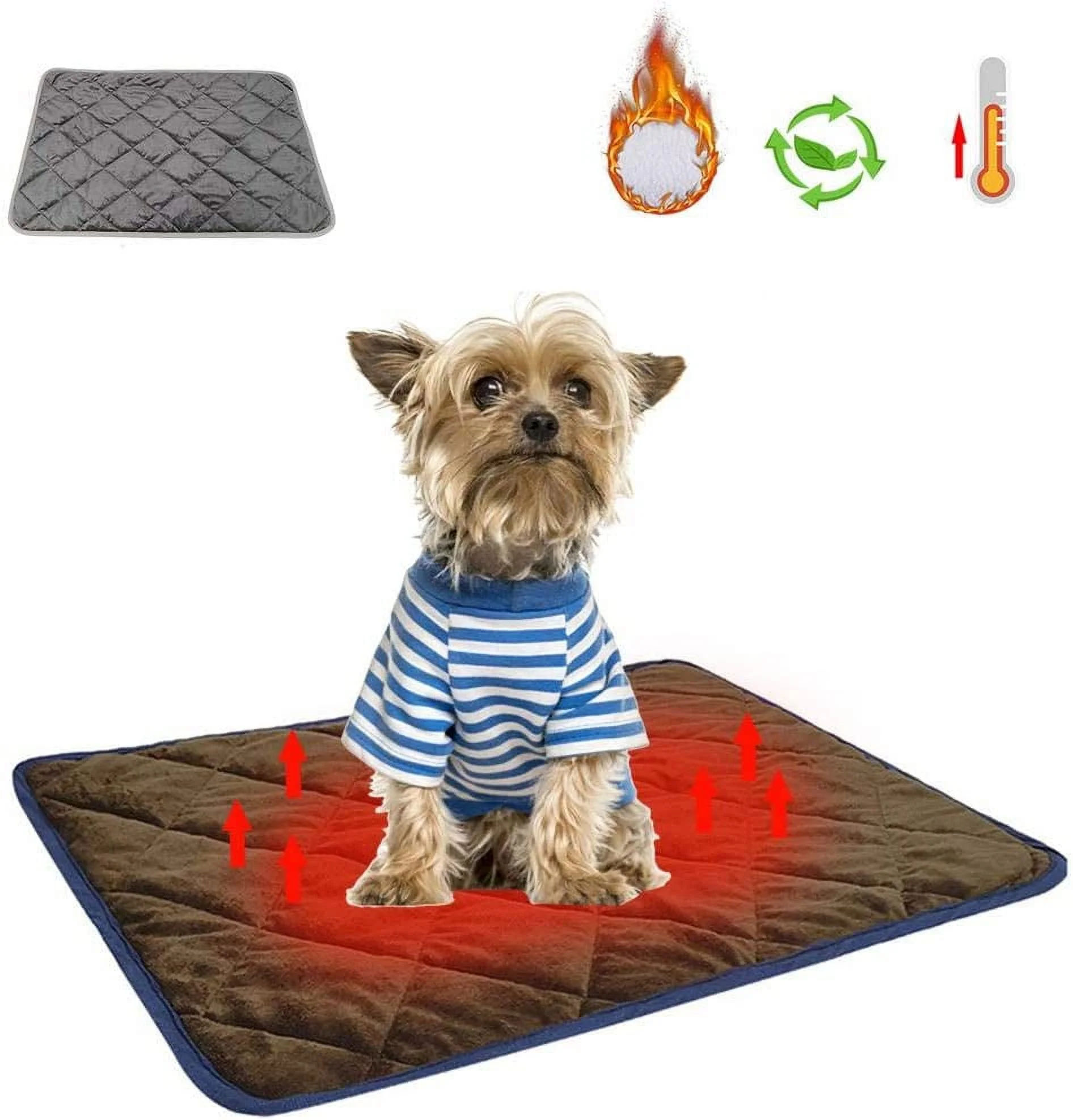 Nvzi Self Heating Pet Mat Cordless Self Warming Dog Pad Washable Self Heated Cat Bed Thermal Mat Blanket for Dogs and Cats in Cold Weather