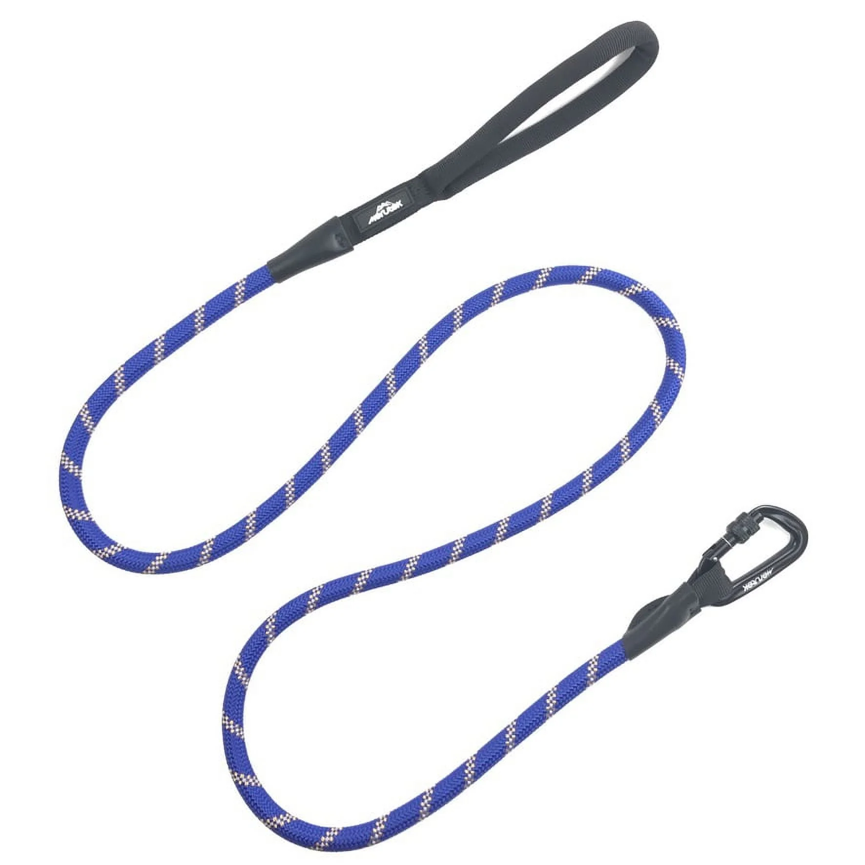 Merutek Adventure Dog Leash, Strong dog leash with padded handle and reflective threads, 6 ft