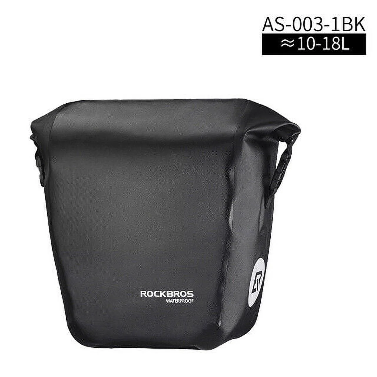 ROCKBROS Multifunction Road MTB Mountain Bike Pannier Rear Seat Trunk Rack Bag 18L Black 1Pcs
