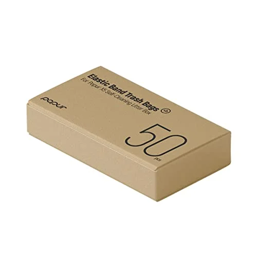 Elastic  Trash Bags (50 Pcs) for the Popur X5 Self-Cleaning Litter Box