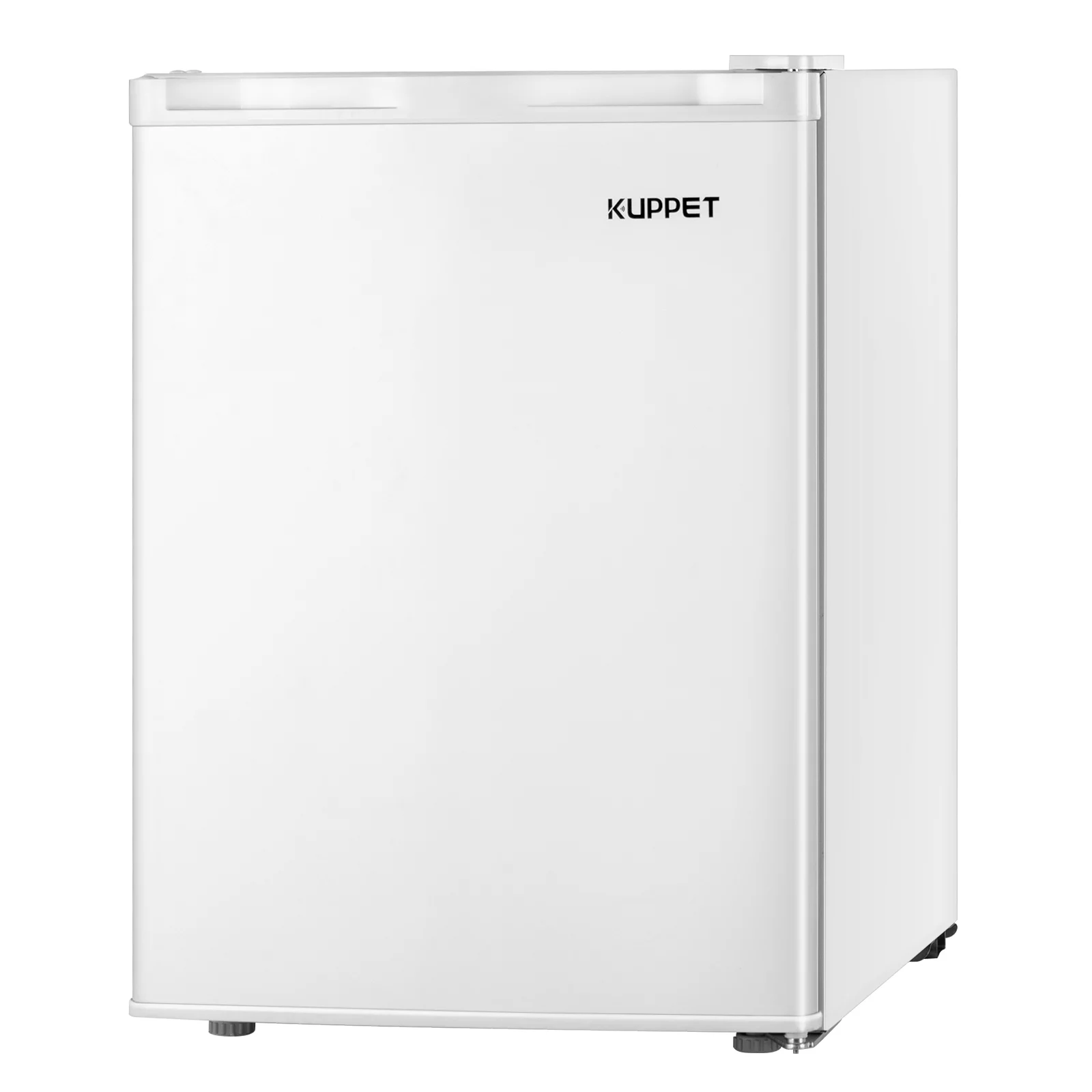 KUPPET Upright Freezer, Compact Reversible Single Door Table Top Mini Freezers for Ice Cream/Breast Milk/Sea Food, Adjustable Removable Shelves, 2.1CU.FT (White)