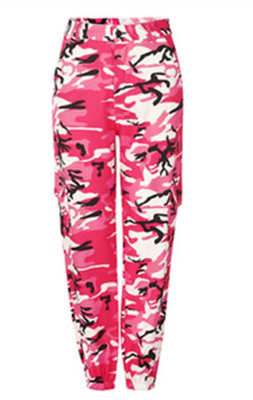 Womens Camo Cargo Trousers Casual Pants Military Army Combat Camouflage Jeans