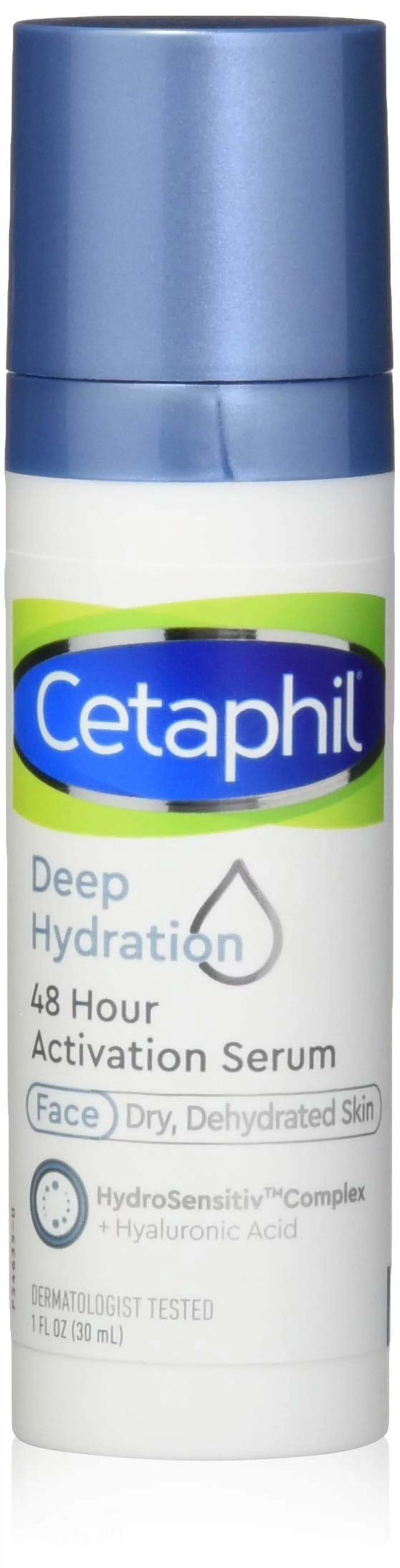Cetaphil Cetaphil Deep Hydration 48 Hour Activation Serum 1 Fl Ounce 48 Hour Dry Skin Face Moisturizer For Sensitive Skin, 1 Fl Ounce