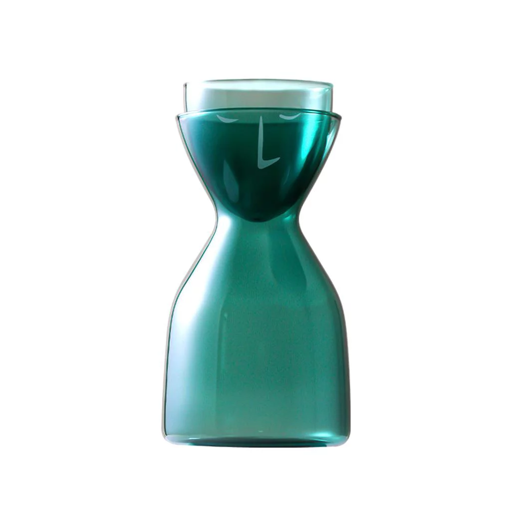 Glass Cold Water Bottle Water Container Direct Heated Elegant Scented Tea Milk for Cocktail Drinking