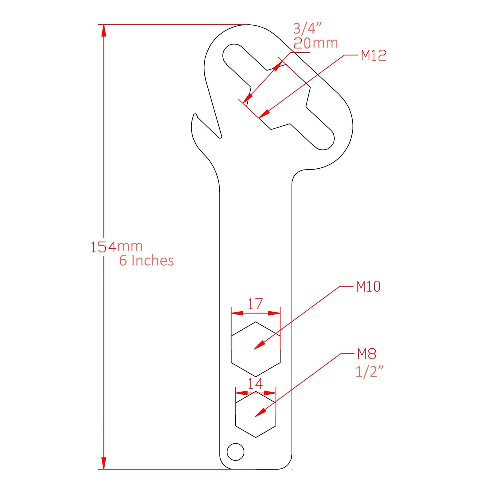 ProX XT-CLWRENCH Multi-Function Truss & Clamp Wrench