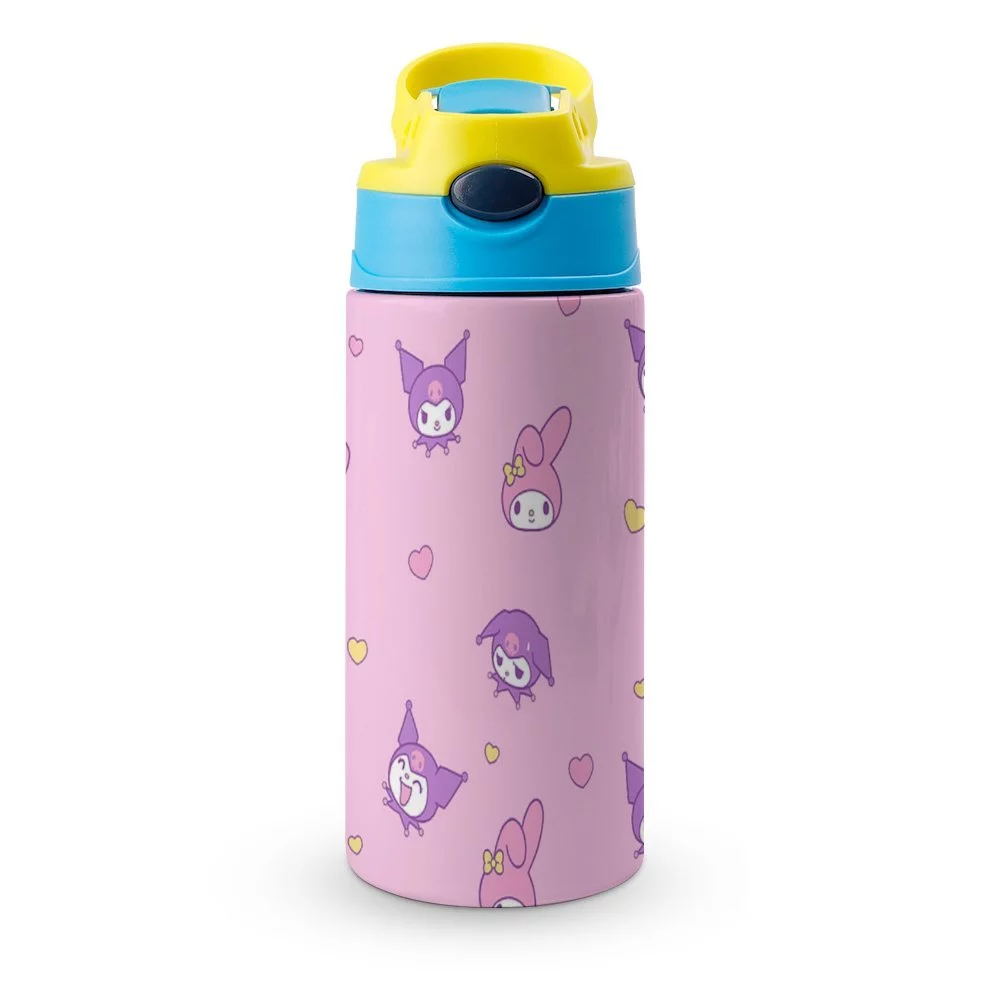 My Melody Children's Water Bottle Vacuum Insulated Stainless Steel Cup With Straw Toddler Thermoses