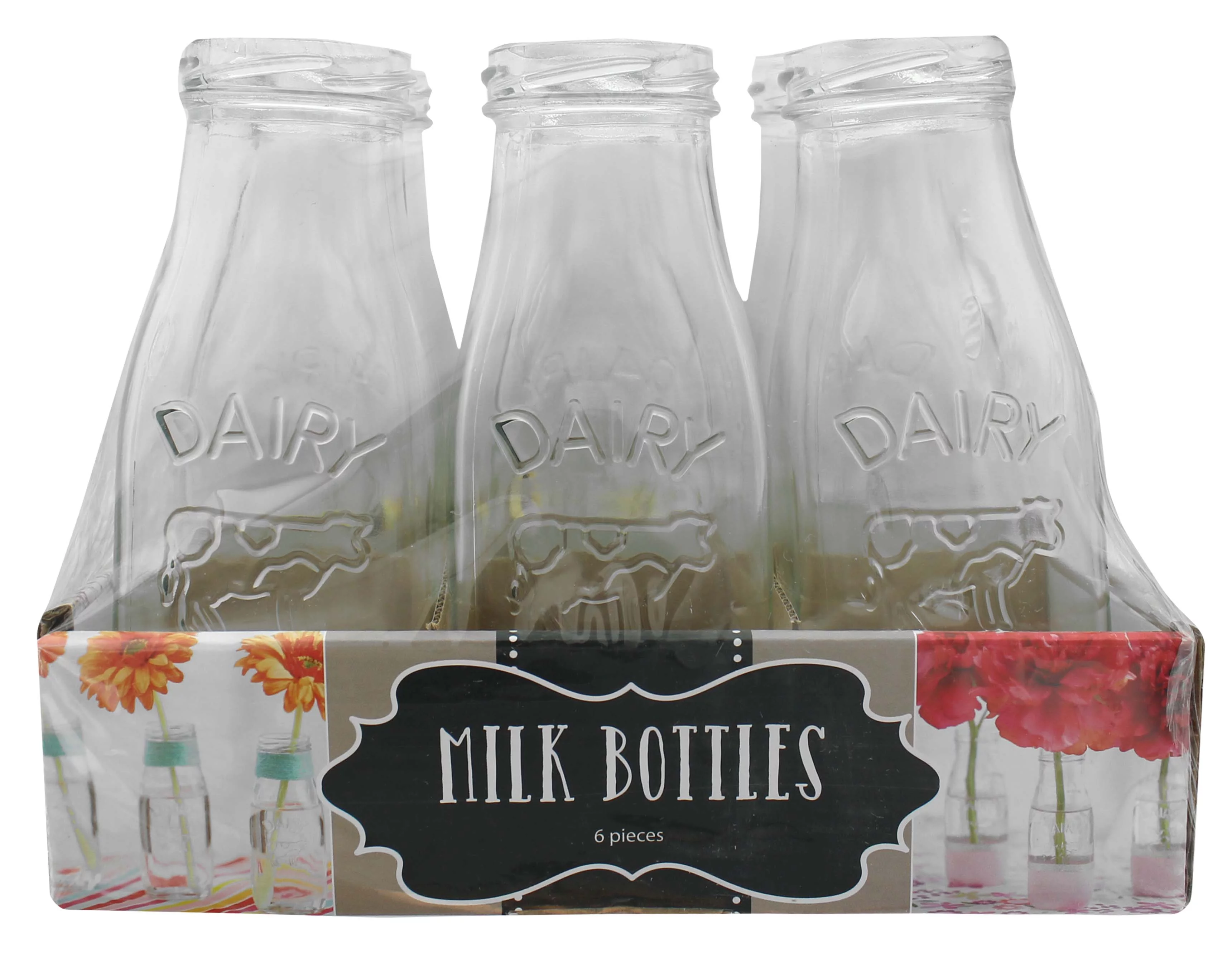 Leisure Arts Milk Glass Bottles 6.25