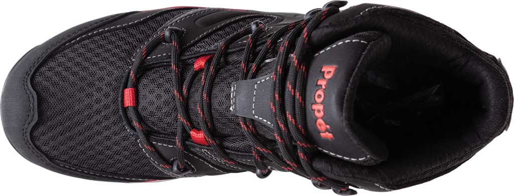 Propet Men's Veymont Waterproof Hiking Boot Black/Red - MOA022SBRD
