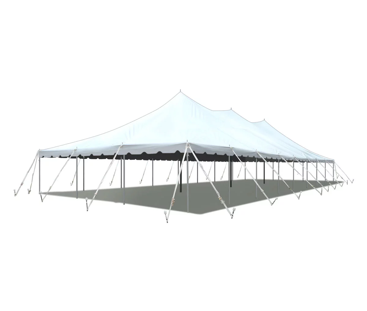 TentandTable Sectional Outdoor Wedding Event Party Canopy Tent, White Waterproof, 30 ft x 80 ft