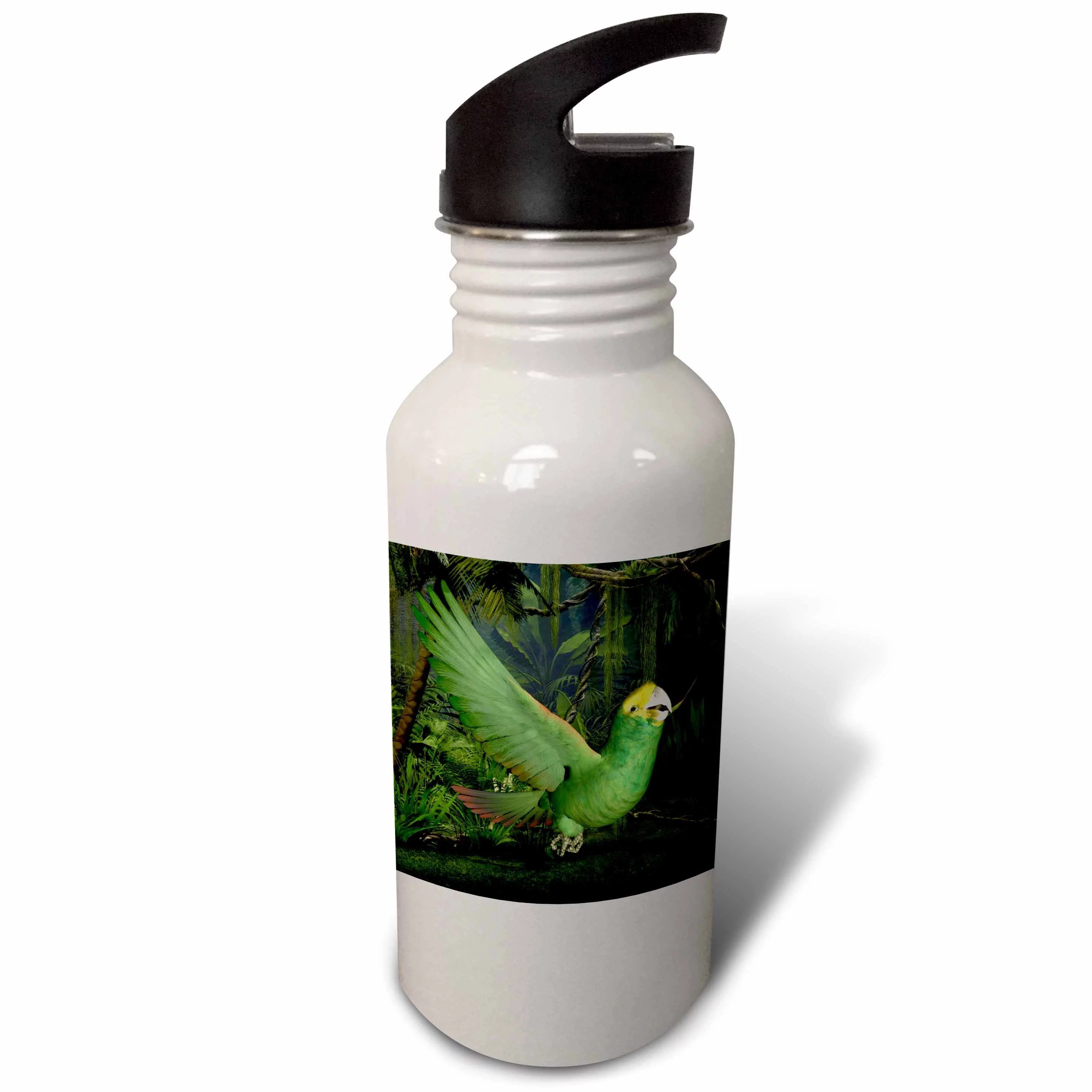 Deep Yellow Amazon Parrot 21 oz Sports Water Bottle wb-60735-1