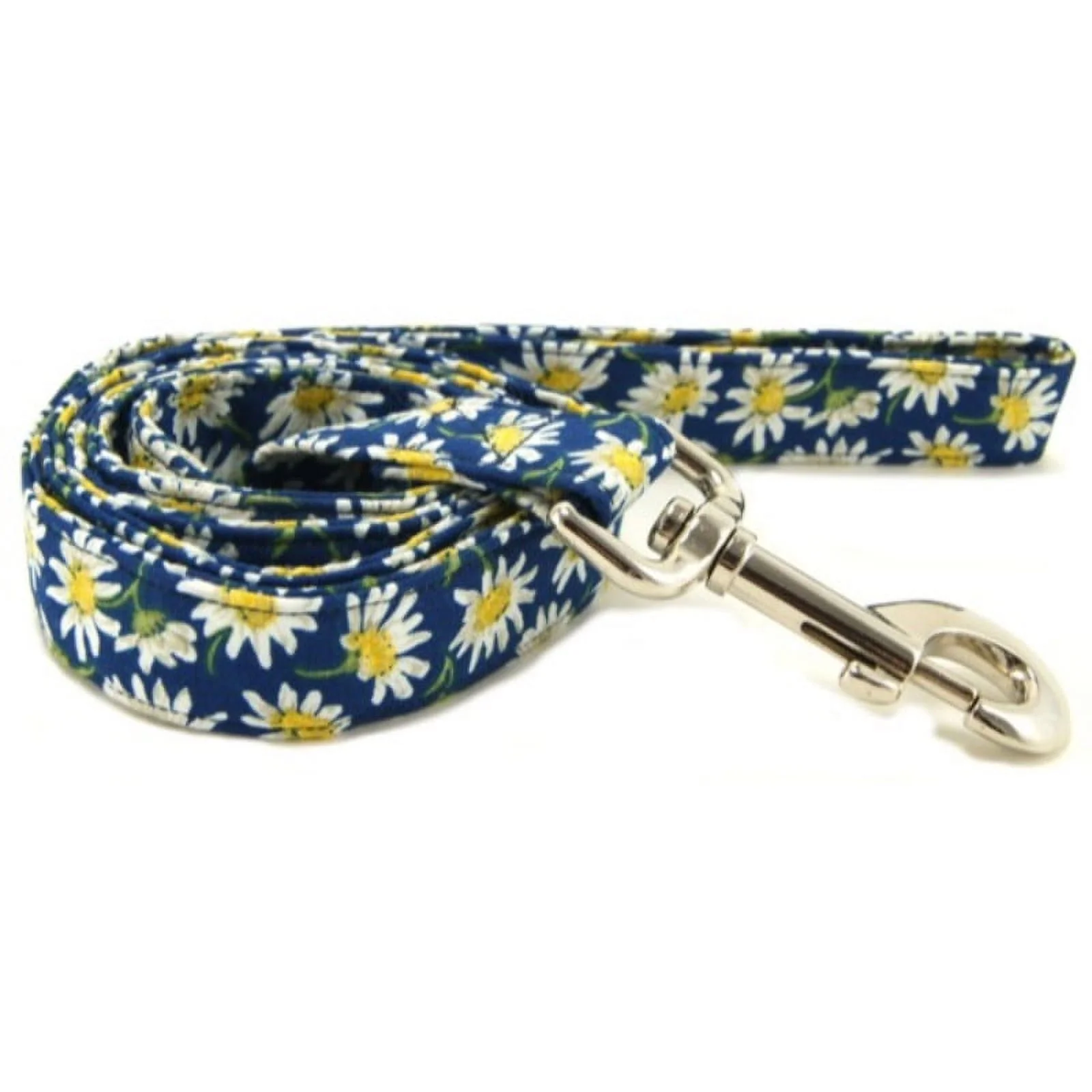 Blue Daisies Dog Leash - Size - Small