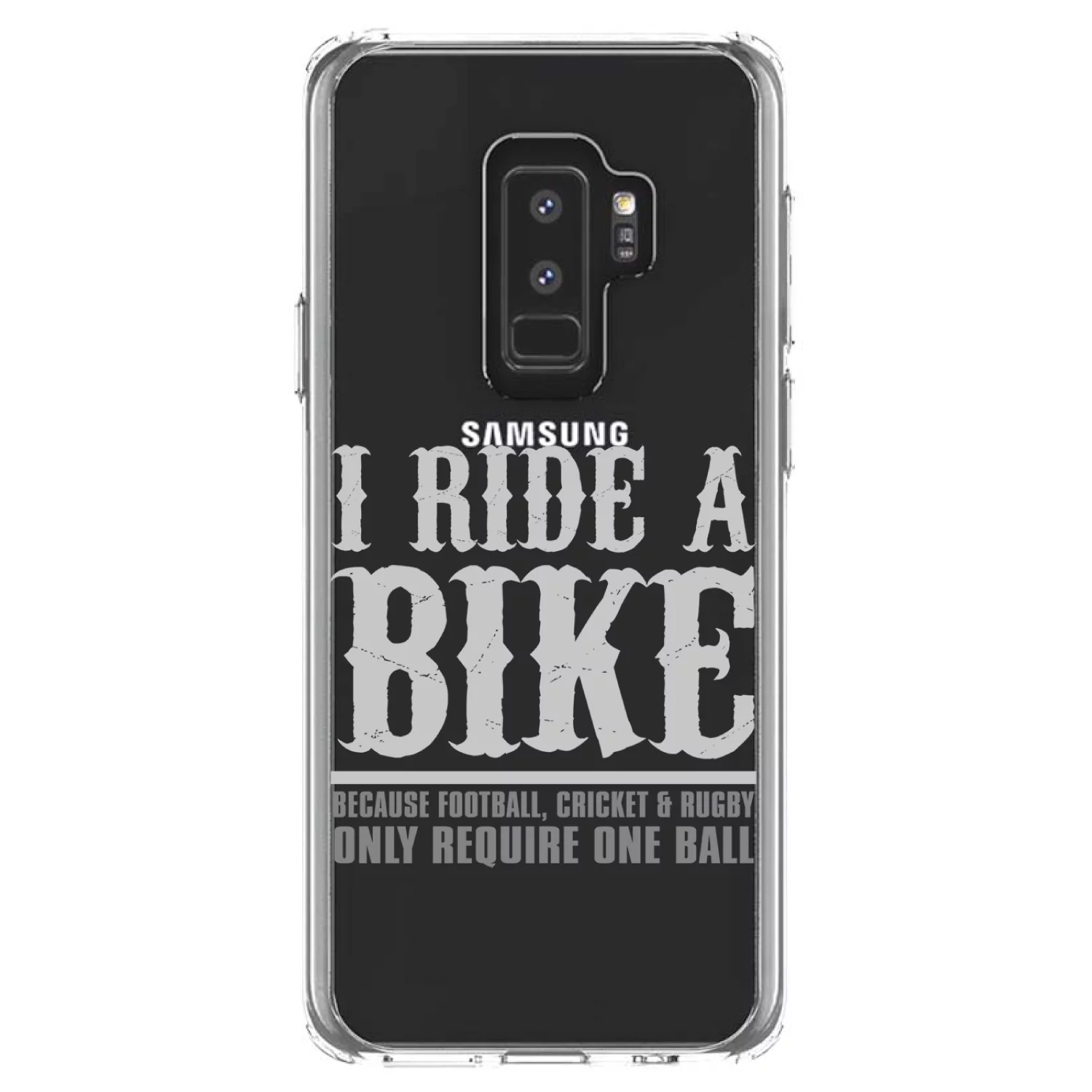 DistinctInk Clear Shockproof Hybrid Case for Samsung Galaxy S9+ PLUS (6.2