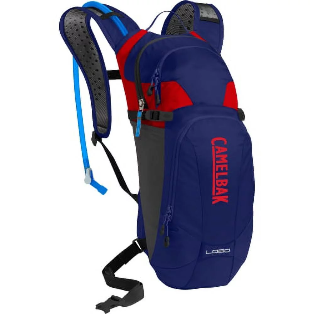 Camelbak 1118405000 Lobo 3l 100oz Blue Red Hydration W/ Crux Reservoir Backpack