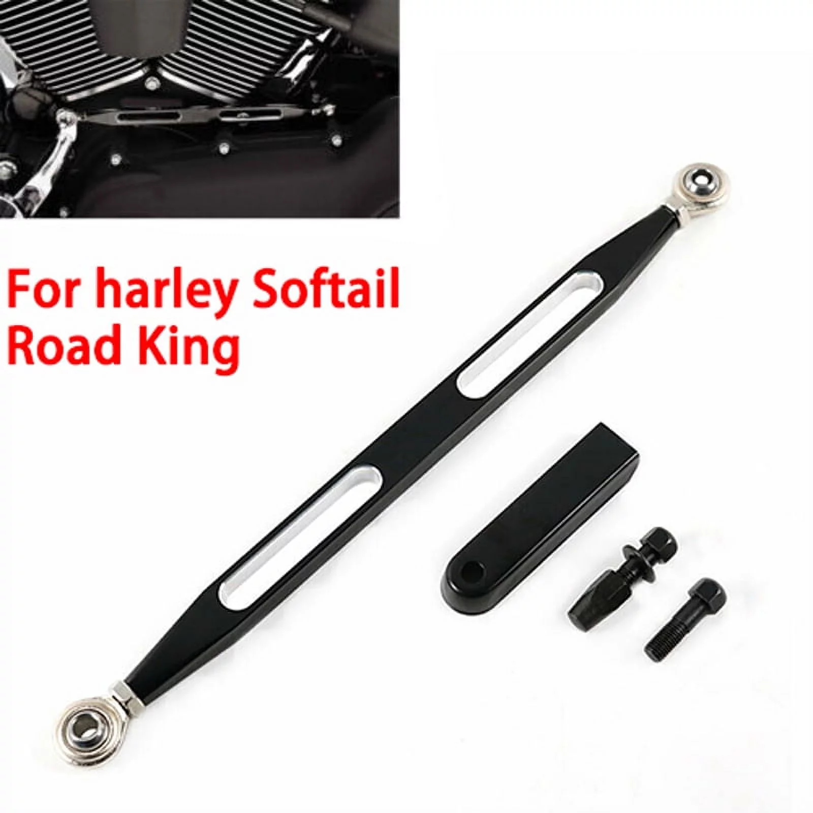 Motorcycles Shift Lever Linkage, CNC Aluminum Alloy, for Electra Glide for Road Glide for Street Glide for Tour Glide for Road King for Trike for Dyna Wide Glide for Softail