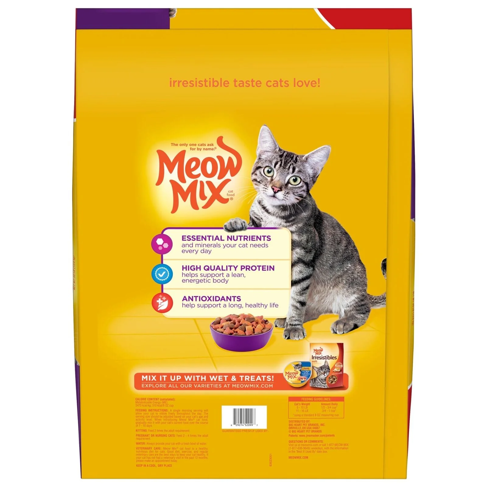 Meow Mix Complete Balanced Nutritious Delicious Dry Cat Food 22 lbs.