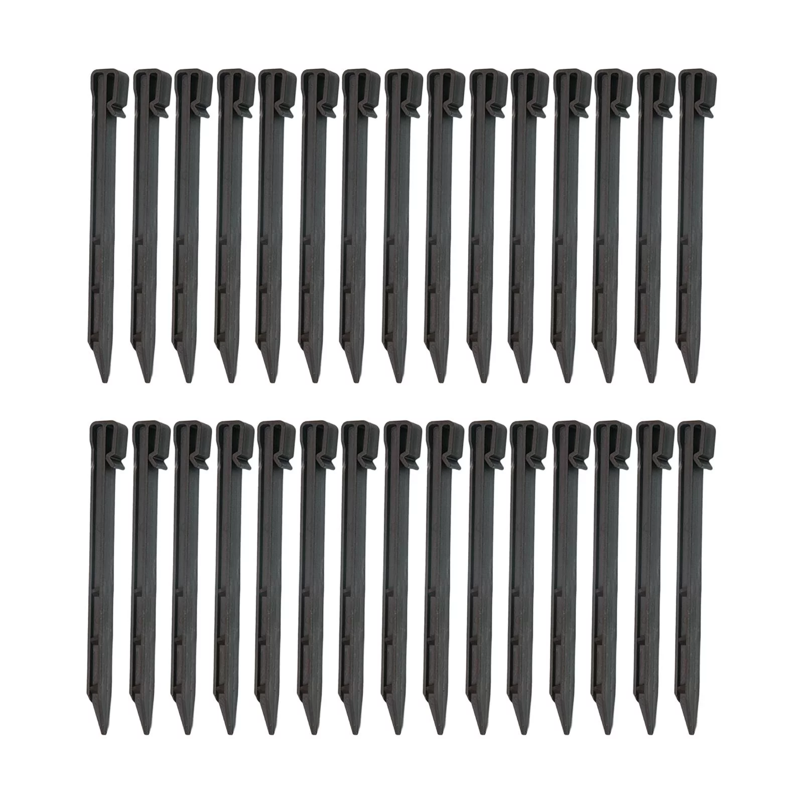 30x Garden Staples Fruit Tree Branch Spreader Stakes Strong Easy to Intsall Multiuse Heavy Duty Tent Stakes Camping Stakes for Beach Mat Brown