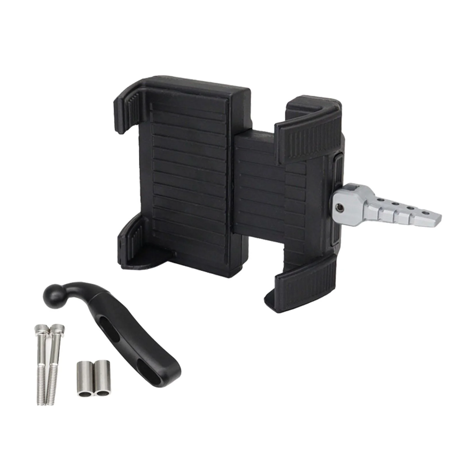 Almencla Smart Phone Holder, Motorcycle Phone Mount Holder ,Premium, Durable Accessories 360 Degree Rotation Black Fairing Mount