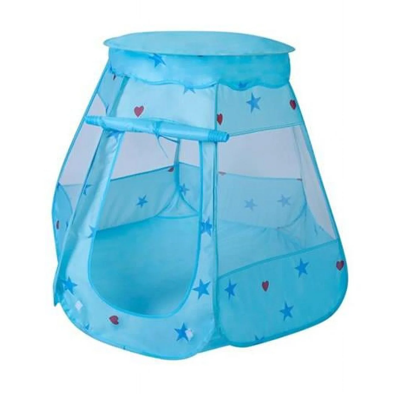 Fresh Fab Finds  Kids Pop Up Game Prince Princess Toddler Play Tent for Indoor Outdoor Castle Birthday Gift for Kids, Blue - Unisex