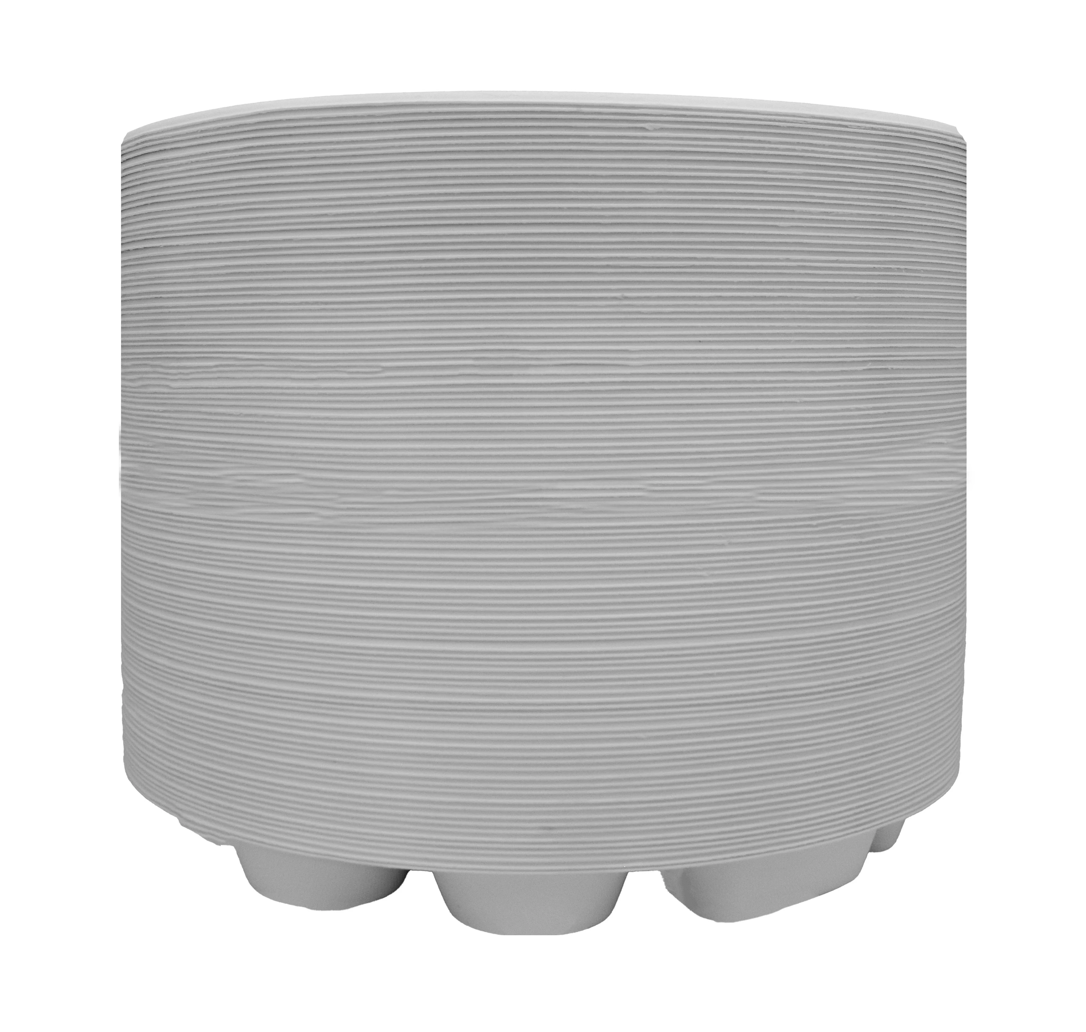 9 Compartment Sugarcane Pulp-bagasse Disposable Party Thali Plates by Poojabazar (50 Pack)