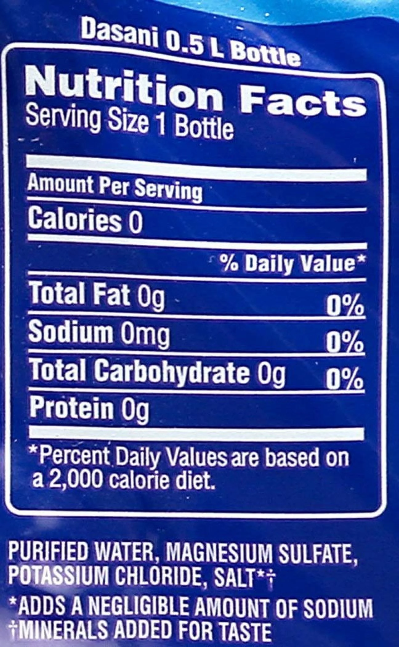 Dasani Water, Enhanced With Minerals, 16.9 Fl Oz Bottle (Pack of 10, Total of 169 Fl Oz)