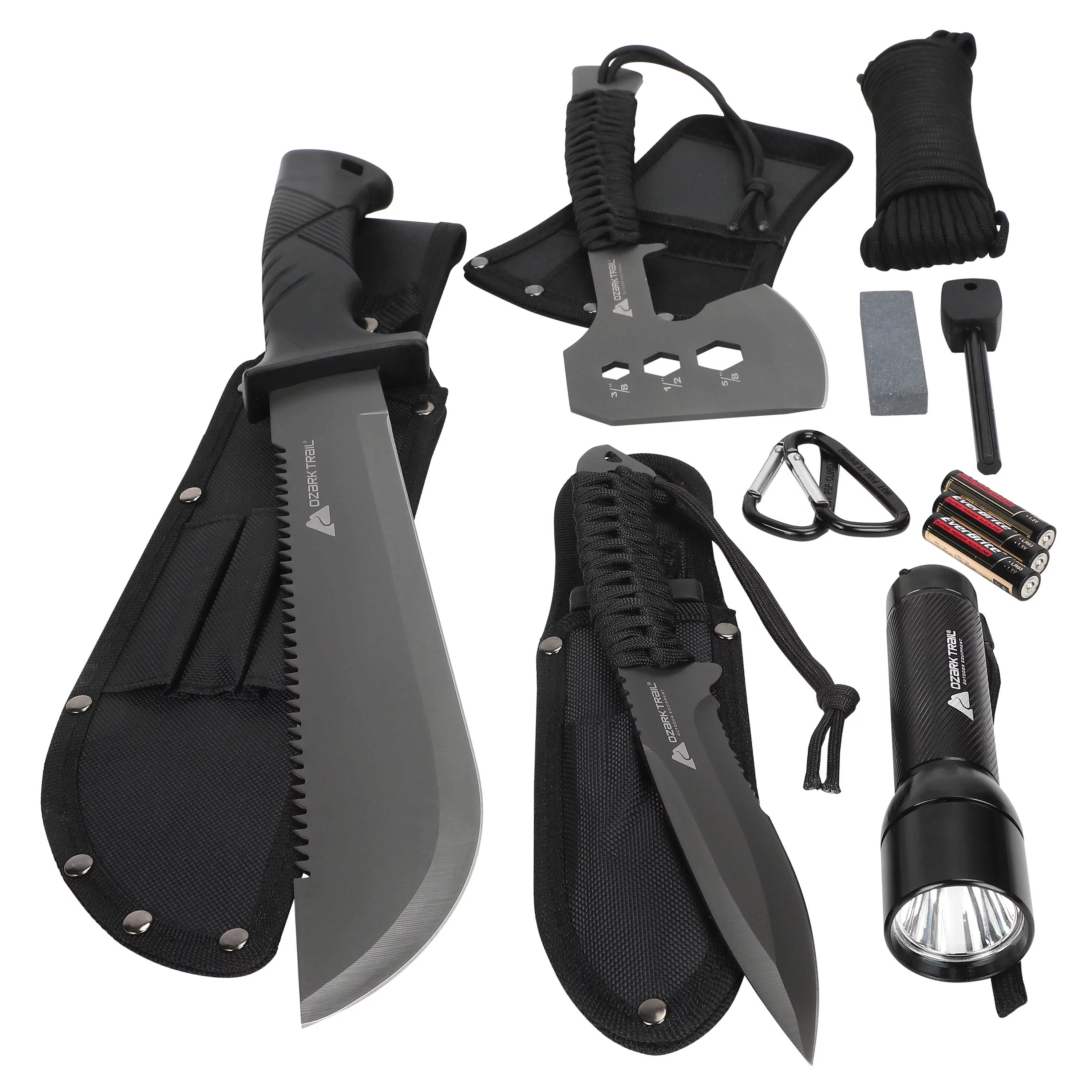 Ozark Trail 12-Pack Camping Tool Set Black, Model 4988