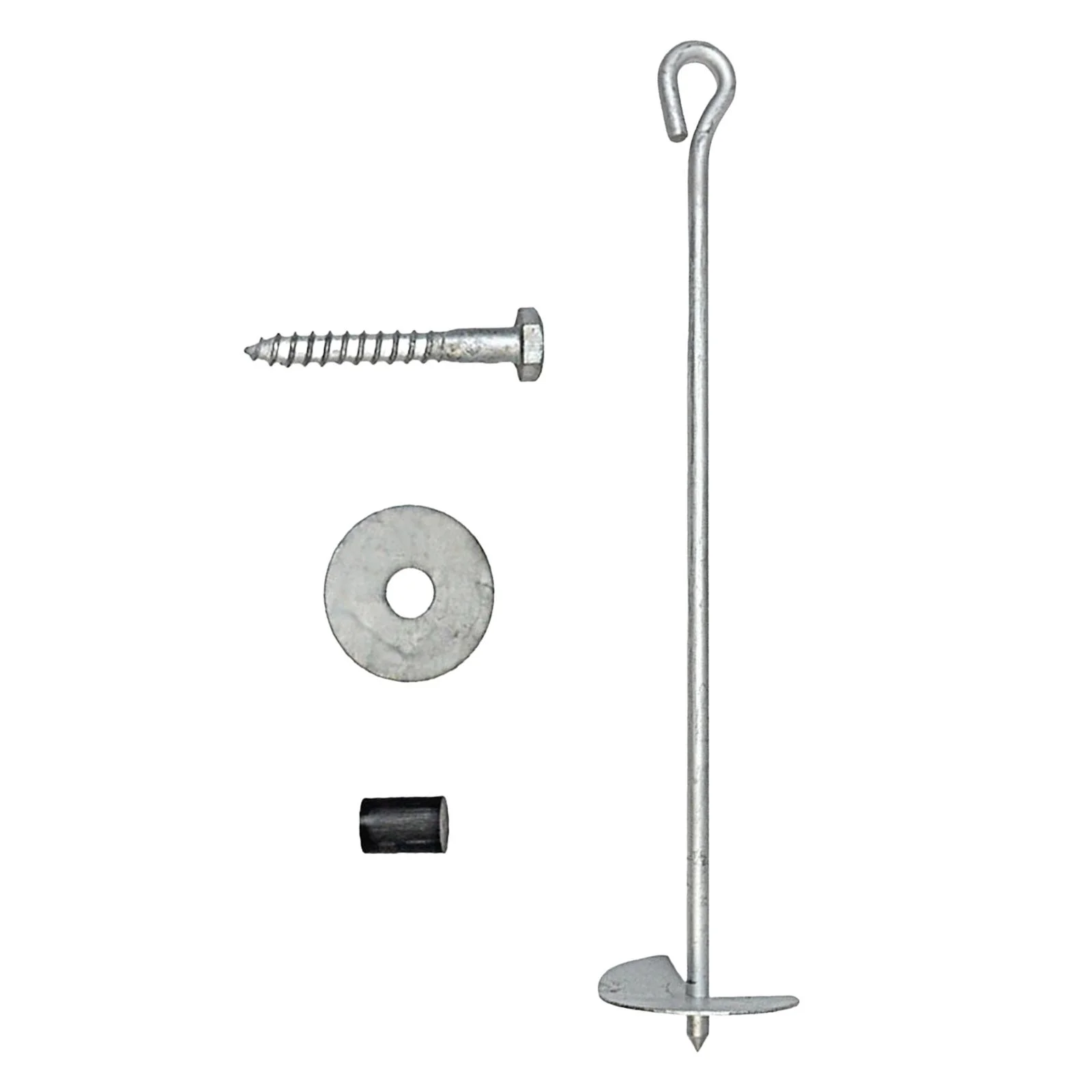 figatia Ground Anchor Tent Stakes Ground Pegs 50cm High Strength Metal Anchor Hook Earth Anchor for Camping Tents, Fences Accessories