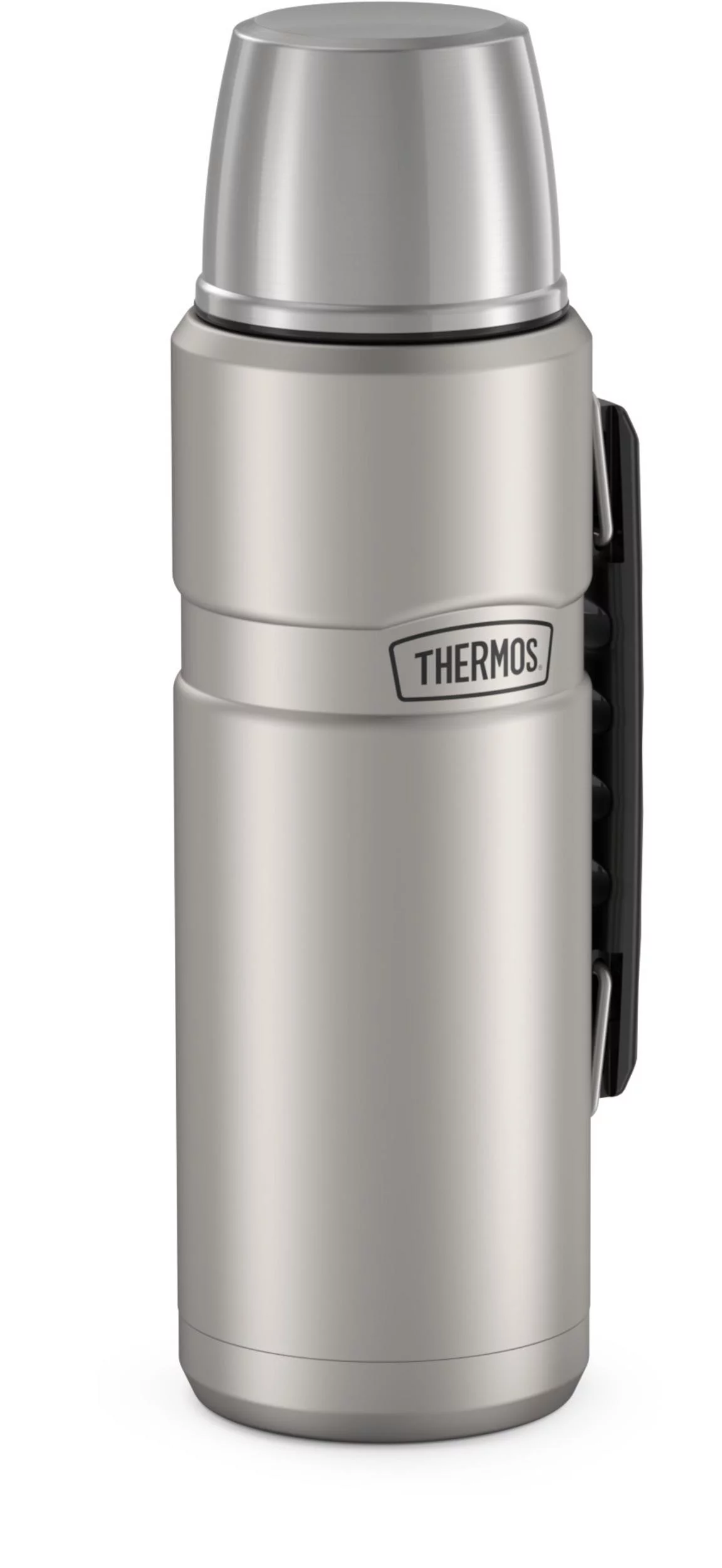 Thermos Stainless King Vacuum-Insulation Beverage Bottle, 2 Liters, Silver