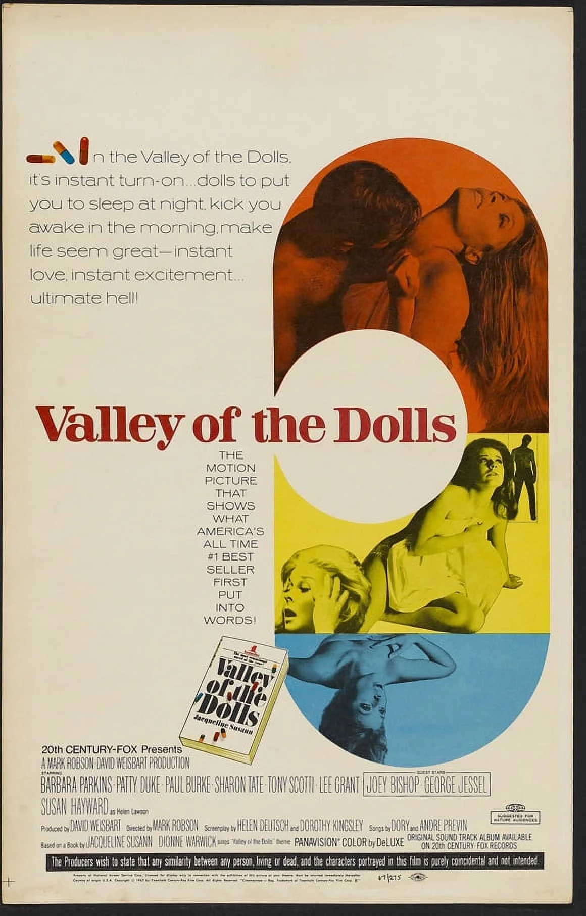 Valley of the Dolls (1967) 27x40 Movie Poster