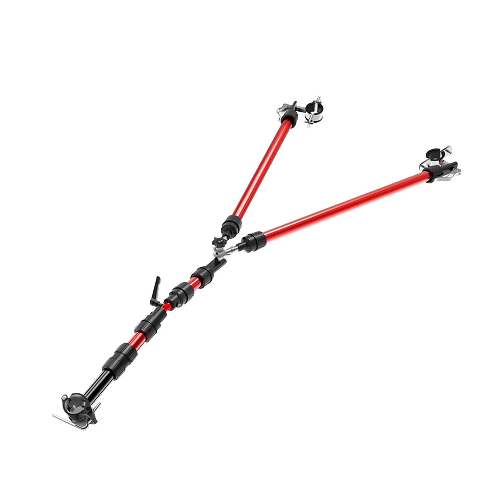 Camper Trailer Rod Trailer Coupler Long Rod Flexible Convenient Assemble Durable Attachment Universal for Bike Camping Cart Style A