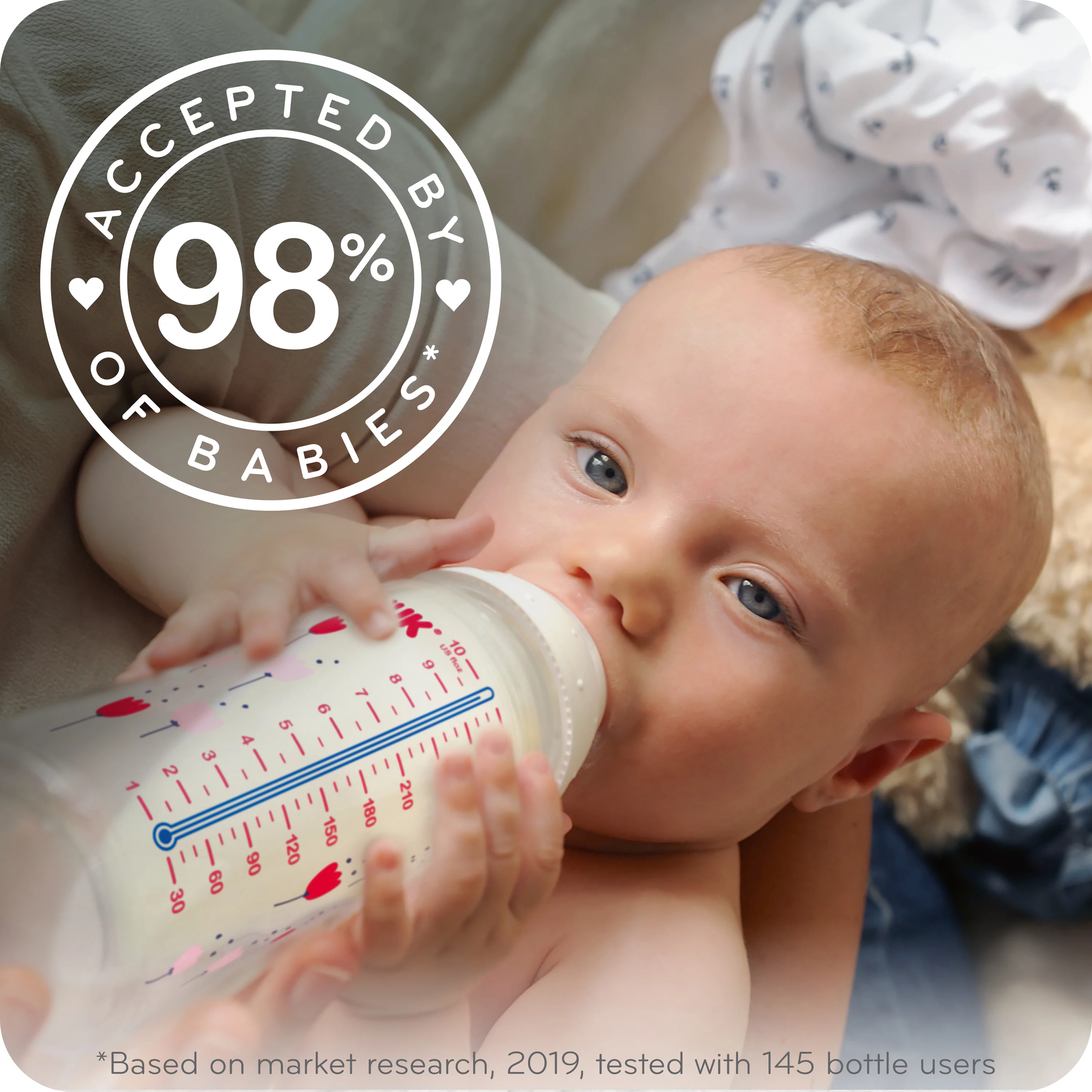 NUK Smooth Flow Anti-Colic Bottle, 10 oz, 3-Pack