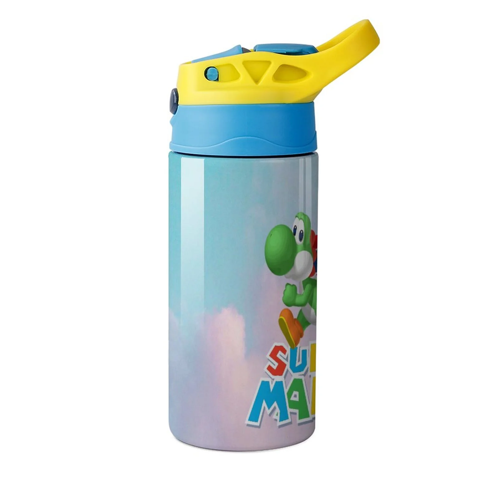 Game Super Mario Kid's Insulated Water Bottle With Straw Vacuum Stainless Steel Cup Leak-Proof Children Toddler Thermoses