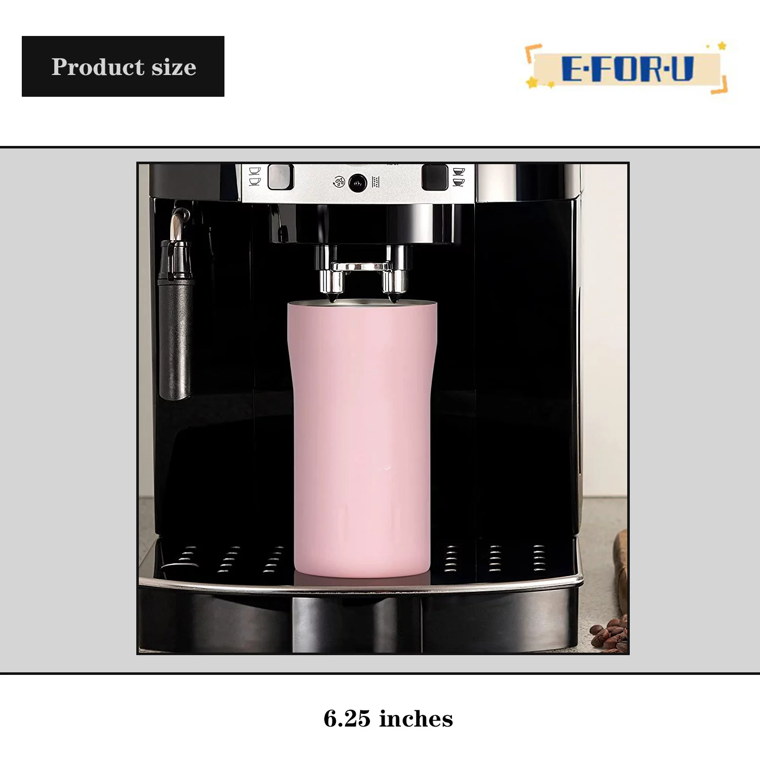 Travel Coffee Mug 12 oz, Insulated Coffee Cups with Flip Lid, Thermos Stainless Steel Coffee Mugs Spill Proof