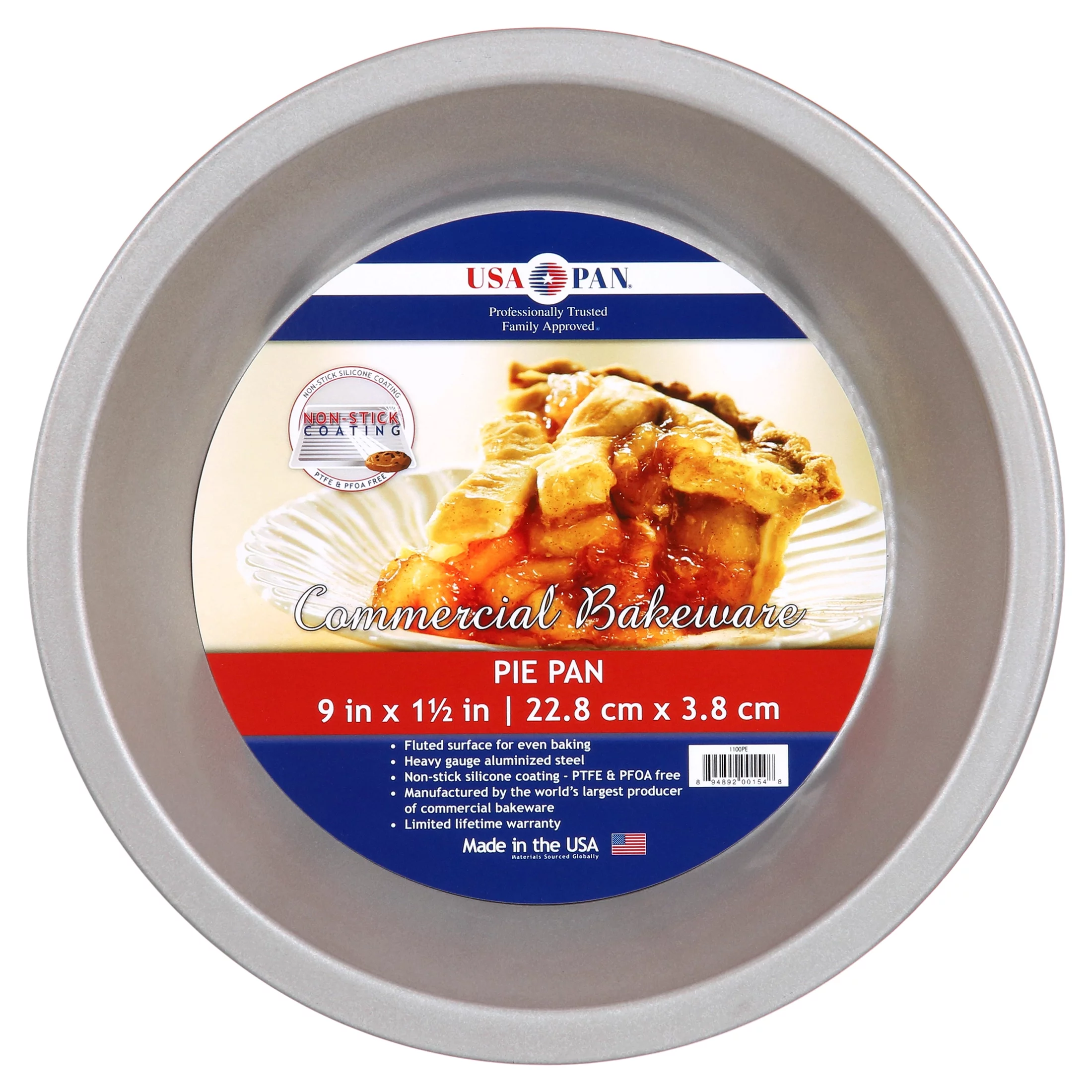 USA Pan Bakeware Nonstick 9 inch Pie Pan