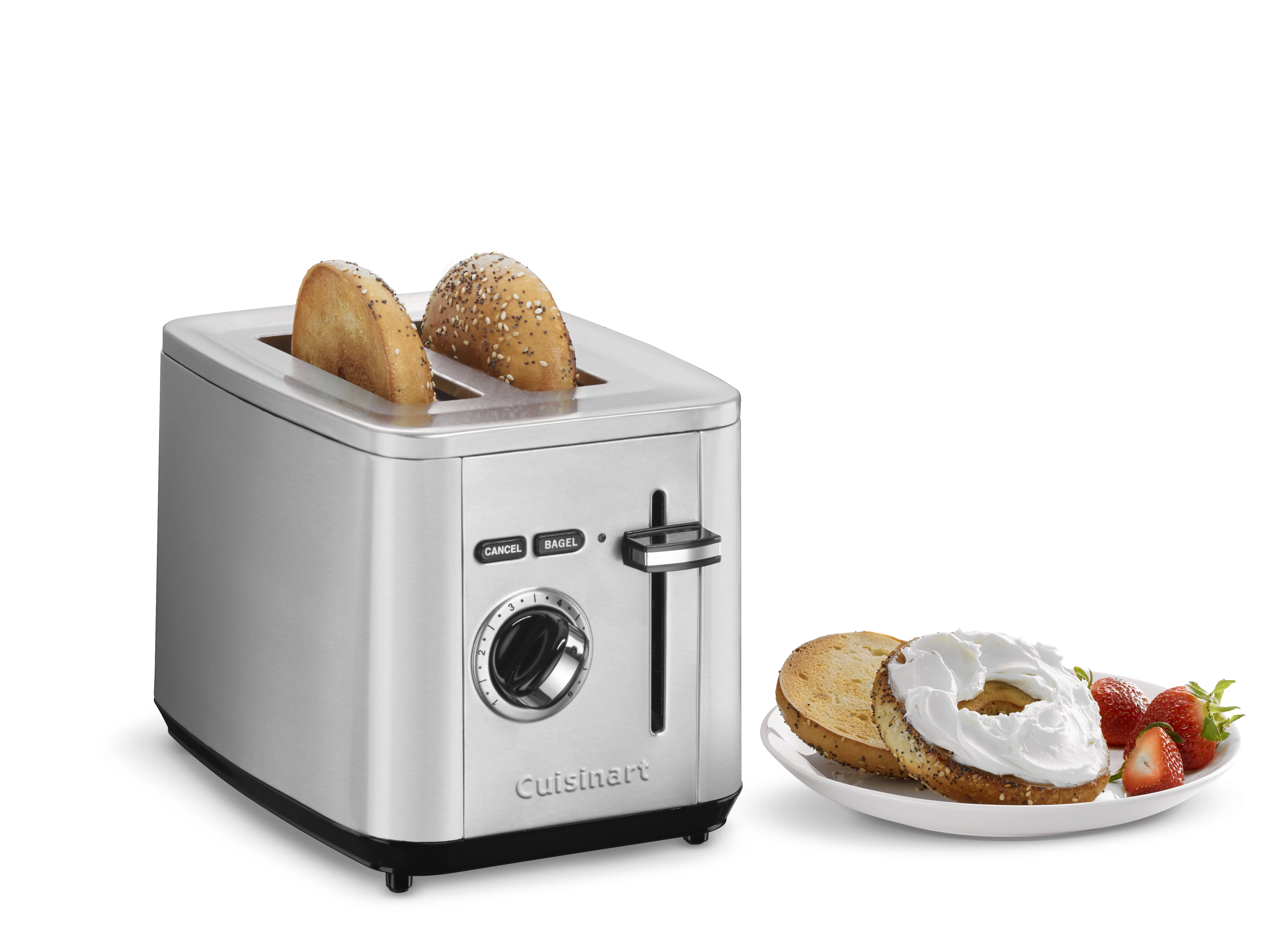 Cuisinart Stainless Steel 2-Slice Toaster, New, CPT-12WM